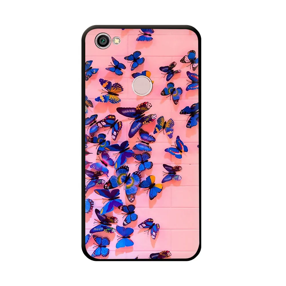 B4 Красивый мягкий ТПУ чехол для телефона с бабочкой для Xiaomi Redmi K20 GO 4A 6A Note 8 7 4 4x5 6 Pro - Цвет: B4