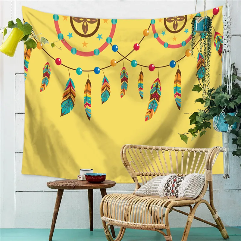 Настенный висящий мечтатель с принтом большой гобелен в богемном стиле