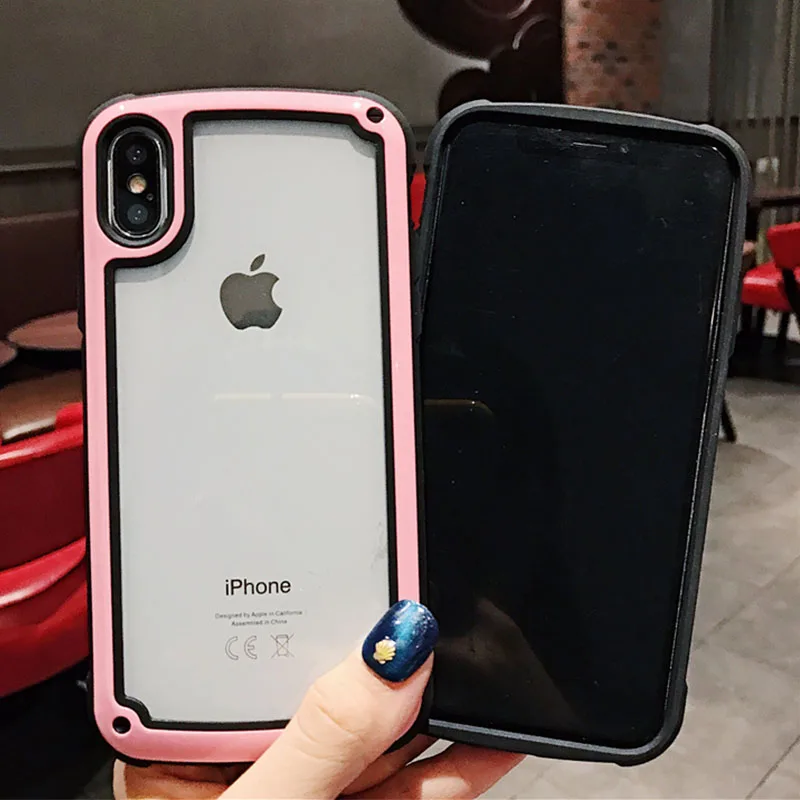 Сверхмощный ударопрочный военный защитный чехол для iPhone XS Max XR X 10 Жесткий