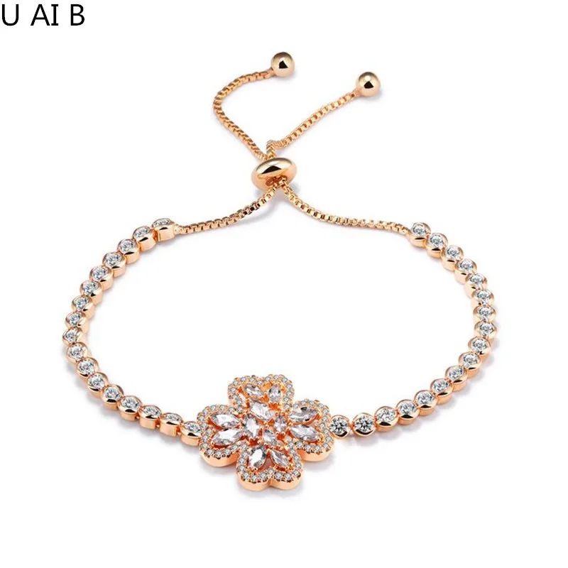 Модные Ladies украшений Flower моделирование браслет моды День Святого Валентина pulseiras