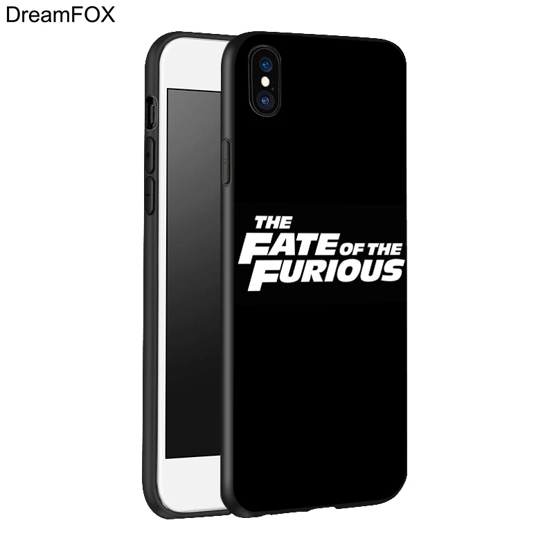 DREAMFOX L258 Fast The Furious Black Soft TPU Silicone Case Cover For Apple iPhone 11 Pro XR XS Max X 8 7 6 6S Plus 5 5S 5G SE |