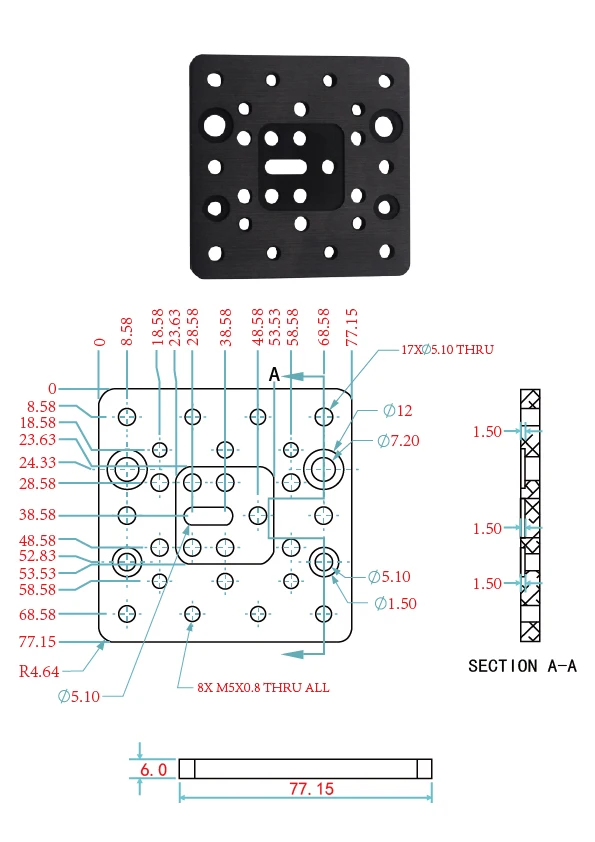 3d принтер Openbuilds ходовой винт для оси Z T8 Z оси Diy c-образная балка с ЧПУ, форматно-раскроечный станок с ЧПУ, 300/350/400/450/500 мм линейный привод Комплект комплект
