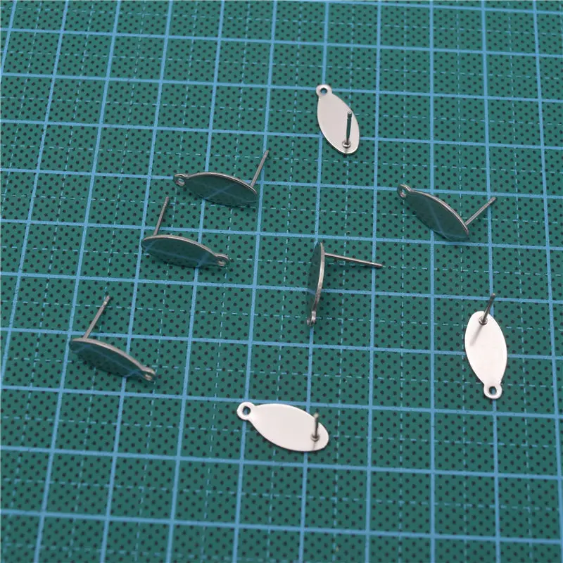 Серьги из нержавеющей стали 100 шт. с подвесным отверстием серьги сделай