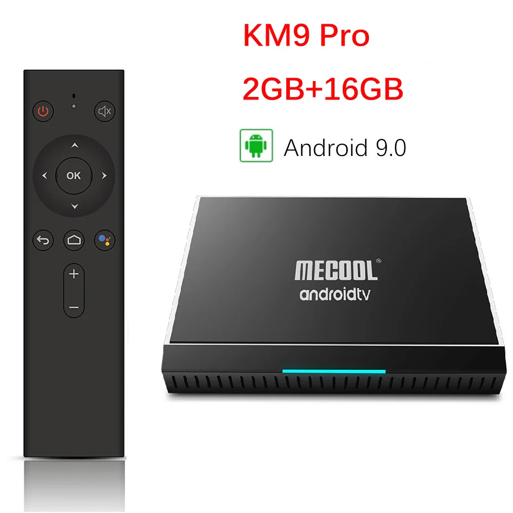 KM9 pro 2G16G Mecool KM9 PRO KM3 в ТВ 4 gb 64 gb Android 9,0 ТВ Box Google Сертифицированный Android ТВ Amlogic S905X2 Двойной Wi-Fi 4 K смарт ТВ коробка - Цвет: KM9 pro 2G16G