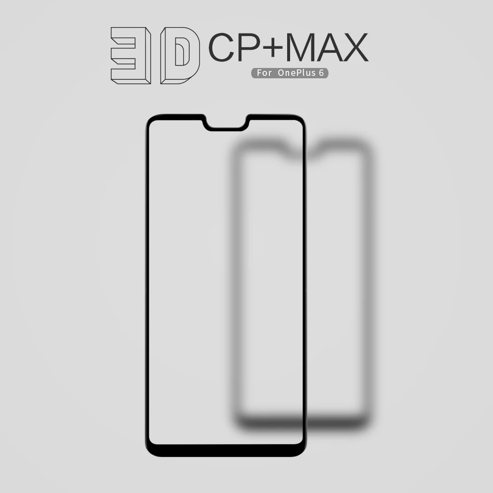 Nillkin 3D изогнутые стеклянные для OnePlus 6 полный Экран стекло анти Взрывозащита