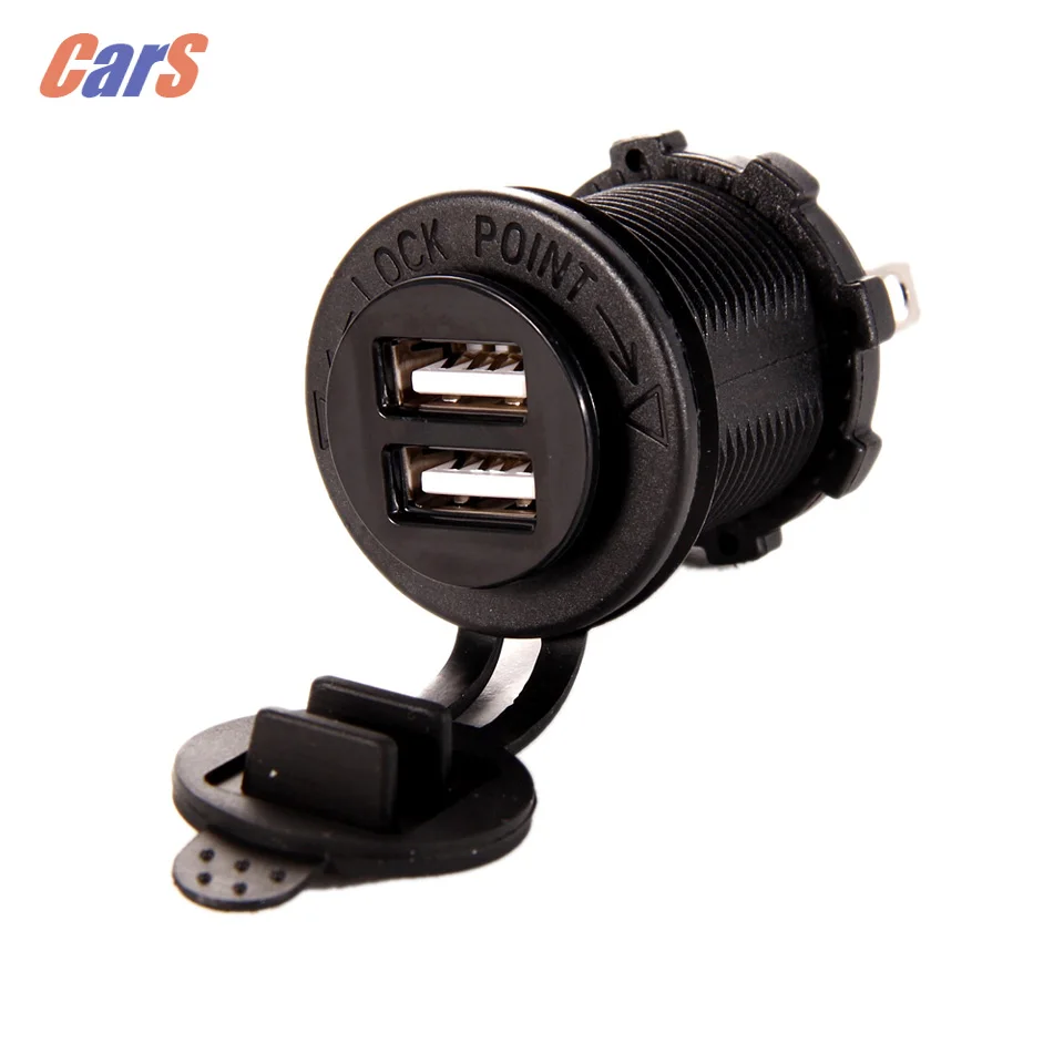 Прикуриватель мотоциклетный с двумя USB портами 5 В 3 1 А|motorcycle cigarette lighter|motorcycle