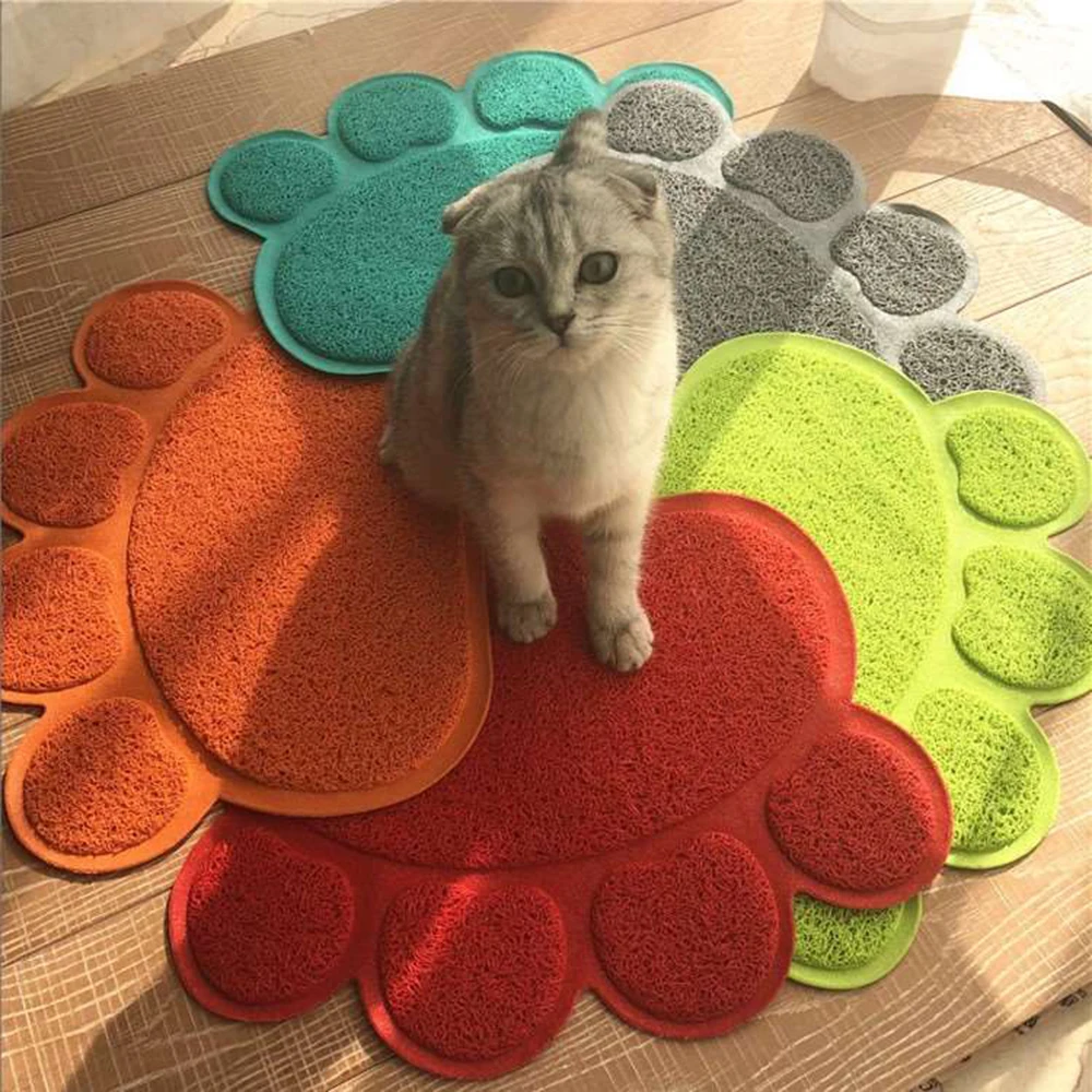 Pet Cat Toilet Mat Litter Trapper Bedpan Mats Food Beds Kitten Training Layer Accessory Product | Дом и сад