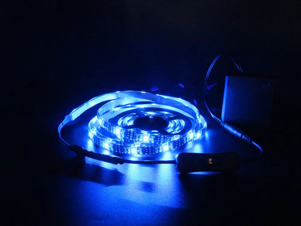 Светодиодная лента на батарейках 5050 RGB 2835 теплый холодный белый 1 м 2 м 3 м 4 м 5 м 5 в 6 в на батарейках светодиодный водонепроницаемая лента