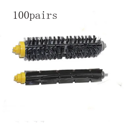 

Wholesale 100pairs Bristle & Flexible Beater Brush for irobot roomba 600 700 Series 620 630 650 660 770 780 790