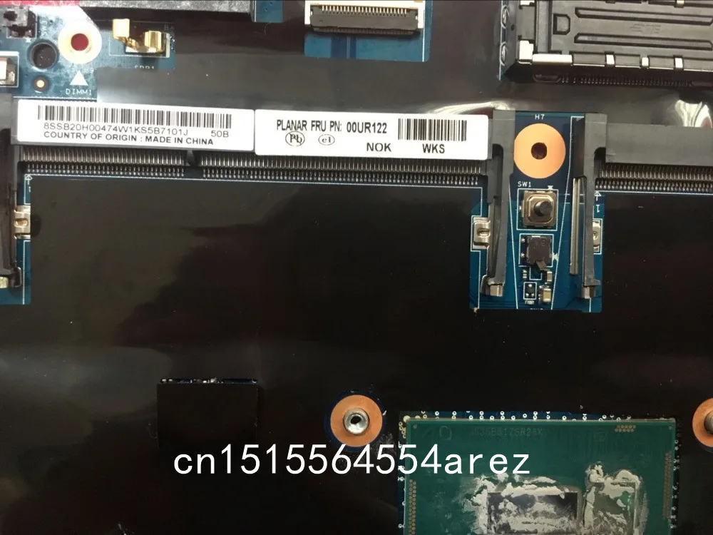 Оригинальная материнская плата ноутбука Lenovo ThinkPad W550S системная телефон с