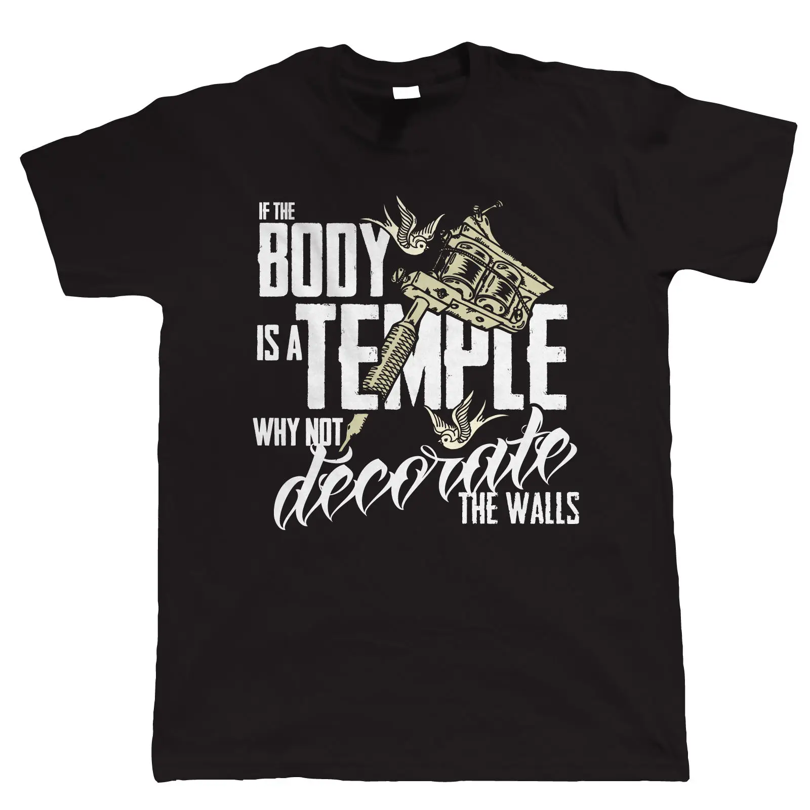 If The Body Is A Temple Мужская татуировочная художественная таттоистская