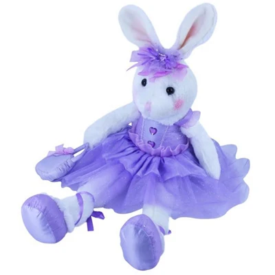 Бесплатная доставка 1 шт. оригинальная Очаровательная плюшевая балерина зайчик