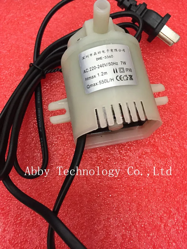 Бесплатная доставка Ультра тихий погружной насос переменного тока 220 В 7 Вт 50 Гц