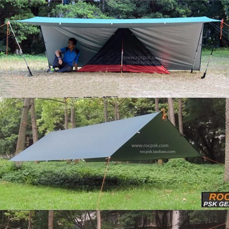 Сверхлегкий тент для кемпинга 3F UL Gear водонепроницаемый с серебряным покрытием и