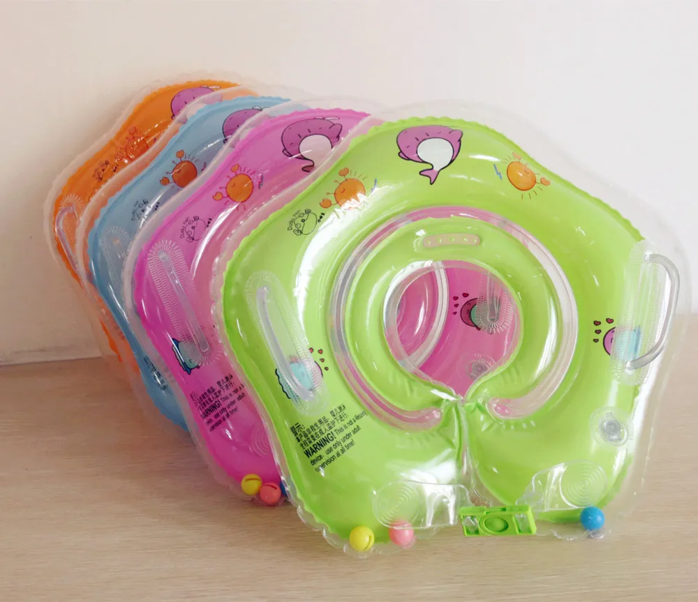 Игрушки для купания малышей надувное кольцо поплавок шеи младенцев аксессуары
