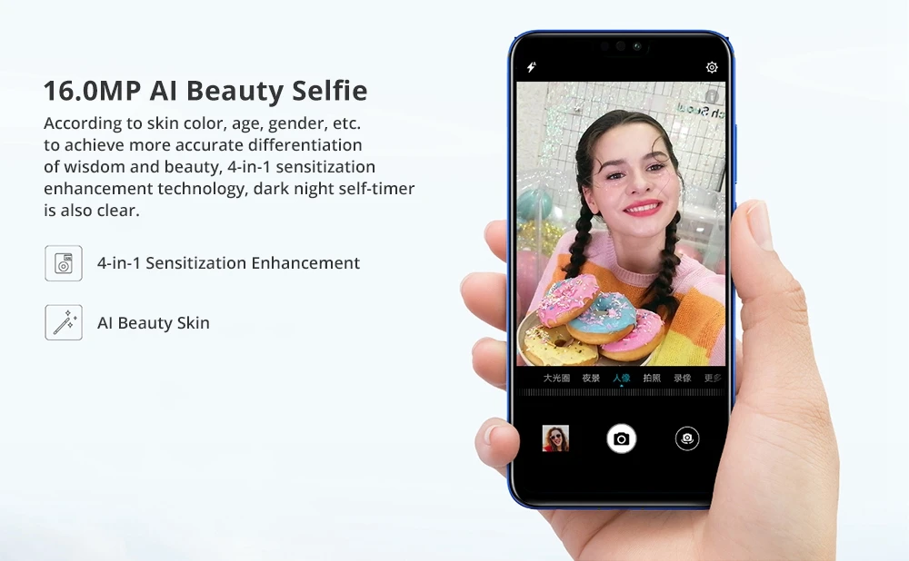 Honor 8X global rom смартфон 6,5 ''полный экран OTA обновление Android 8,1 Восьмиядерный отпечаток пальца
