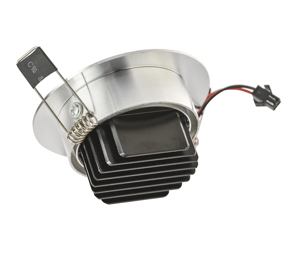 Dimmable 3W Cabinet LED Mini Downlight AC 85-265V Silver Shell Ceiling Recessed Light with Driver Warm / Nature White CE | Освещение