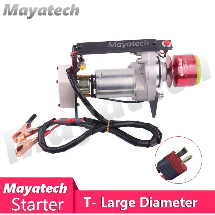 T plug-Large Mayatech TOC Электрический rc двигатель стартер для 15cc-80cc RC модель бензиновый двигатель Nitro двигатель Rc самолет вертолет - Цвет: T plug-Large