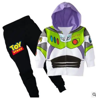 Комплект одежды для мальчиков и девочек с принтом Toy Story 4 толстовка капюшоном +