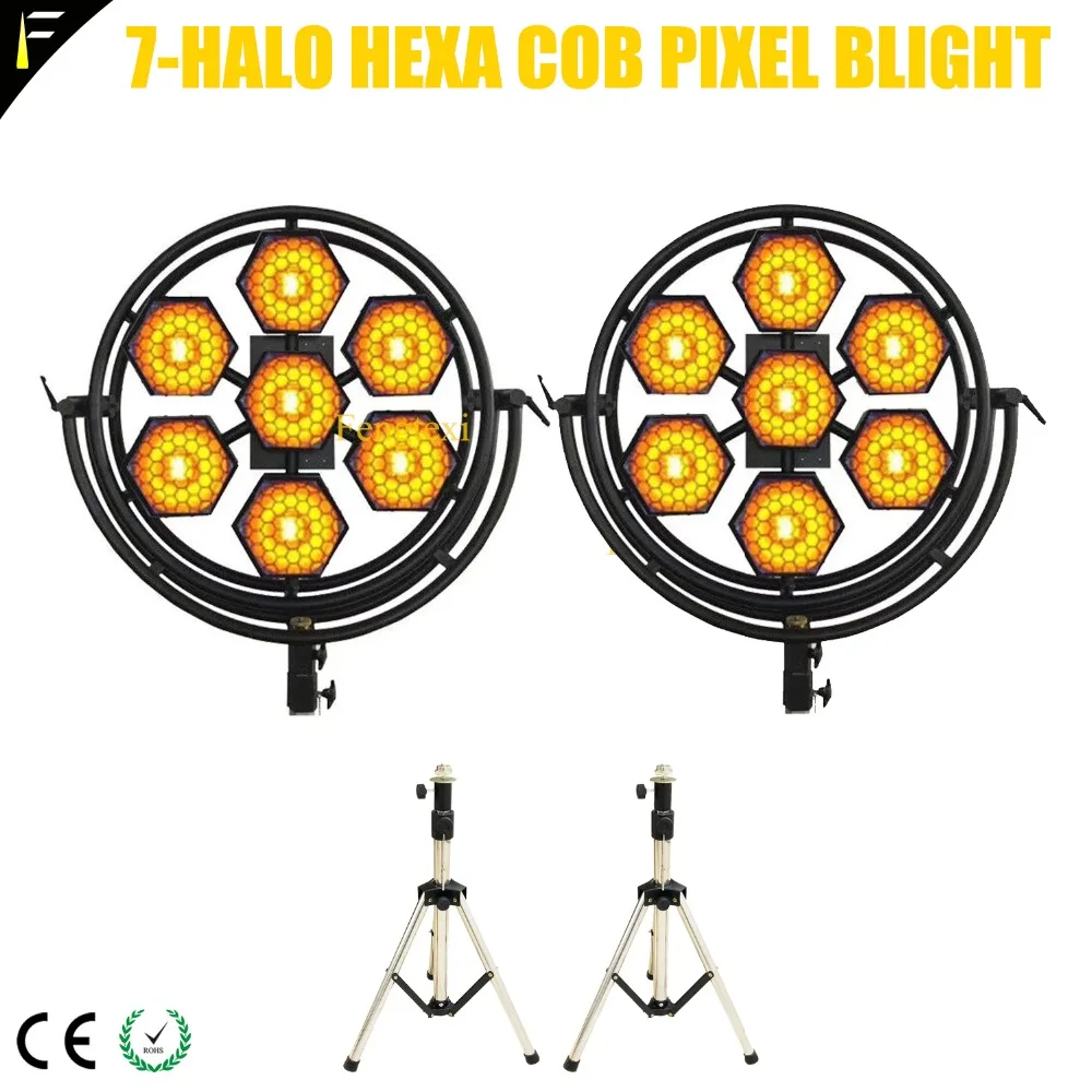 7 Halo Hexa LED SMD RGB 3 в 1 Pixel B светильник COB прожектор ТВ студия Дискотека Сценический