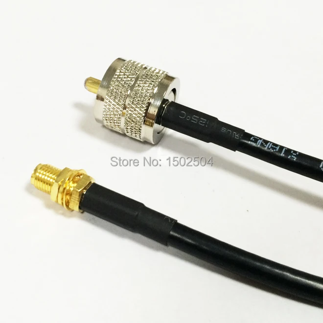 Новый переходник с гнездовым разъемом SMA штекером UHF адаптер RG58 по оптовой цене