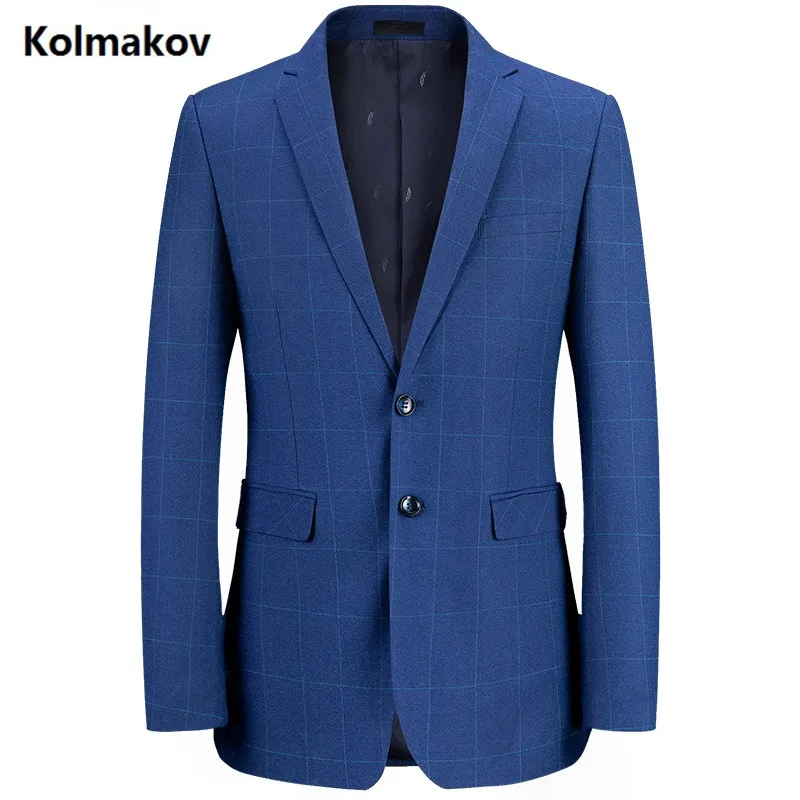 Новинка весна осень 2019 стильные костюмы мужские Модные повседневные приталенные