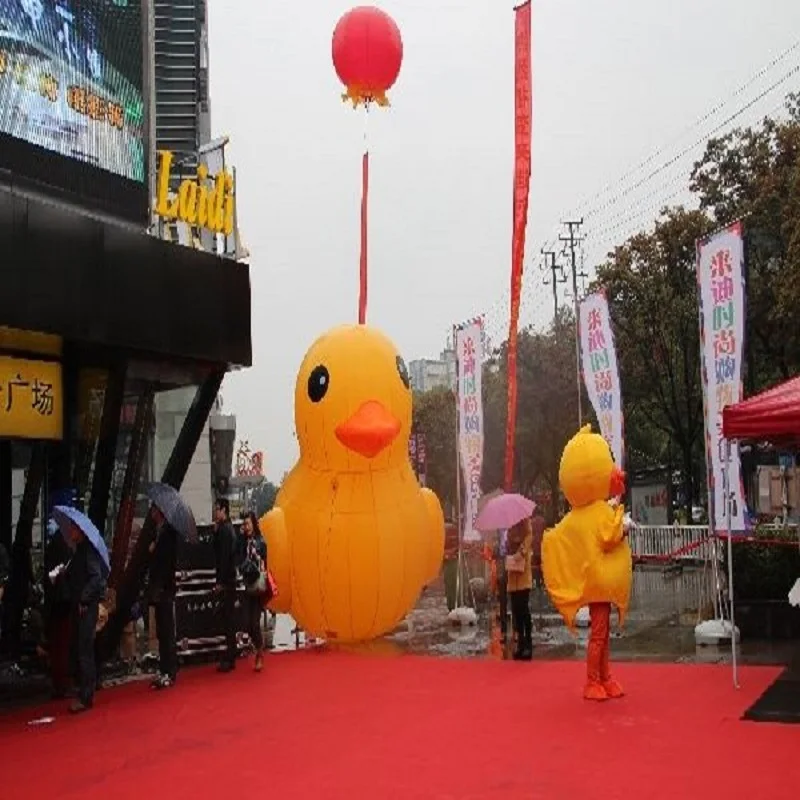 inflatable yellow duck rubber use for open business Commercial activity exhibition Christmas outdoor advertisin (3 M ) | Игрушки и хобби