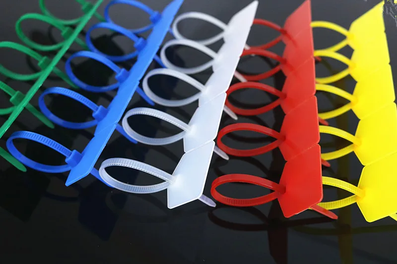 100 шт. 3*120 почтовые стяжки запись на Ethernet RJ45 RJ12 кабель питания этикетка