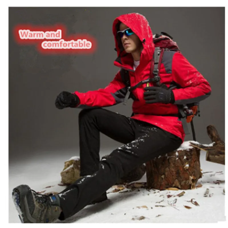 Тире Пхард Для женщин толстый теплый флис softshell Брюки для девочек Рыбалка Кемпинг