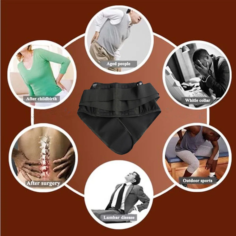

20pcs Magnets Lower Back Support Belt Men Women Medical Back Lumbar Support Brace Massager Magnetic Theropy Waist Protection
