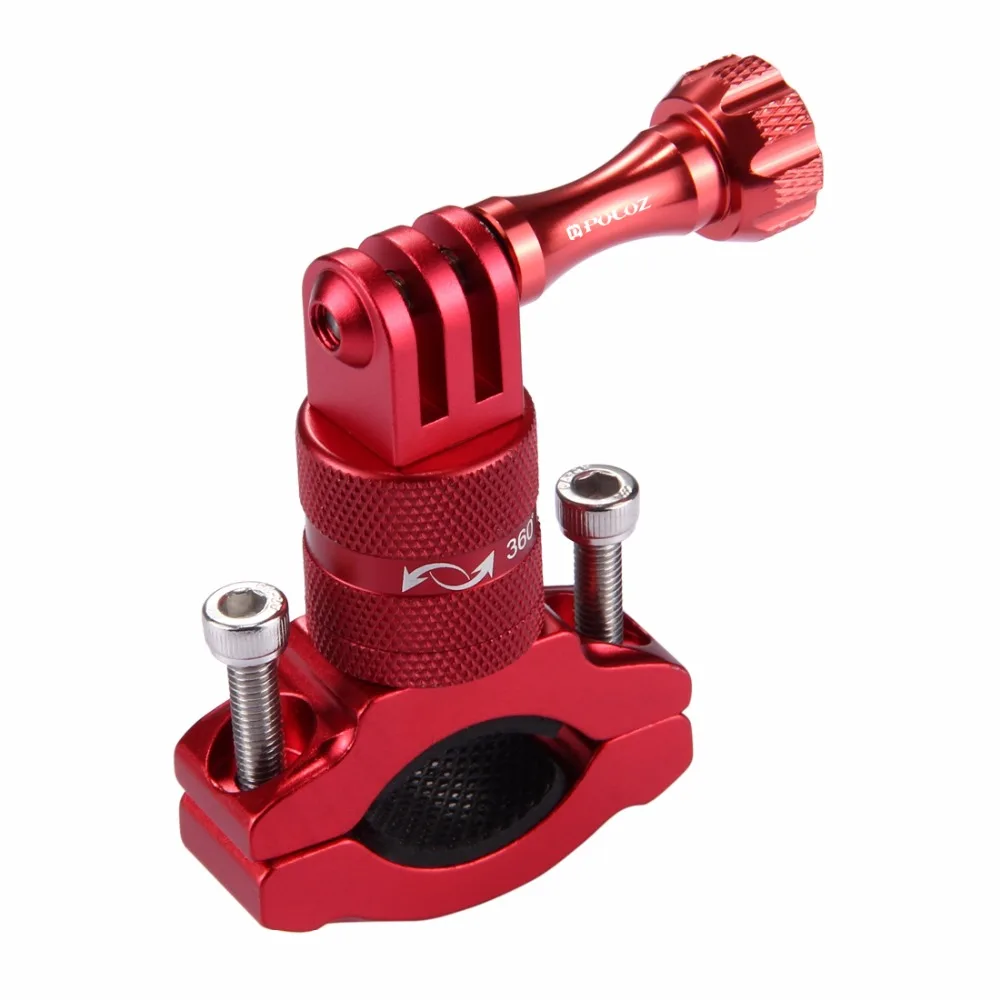 PULUZ PU223 sport camera accessories Bicycle Aluminum Handlebar Adapter Mount for GoPro HERO5 Session /5 4 /4 /3+ 3 2 1 | Электроника