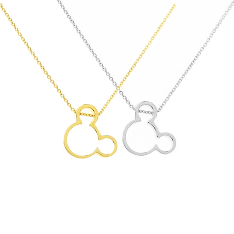 10PCS Dainty Cartoon Pendant Baby Mouse Necklace For Kids Gift Ketting Vrouwen Choker Collar Animal Fashion Jewelry Girls Women | Украшения