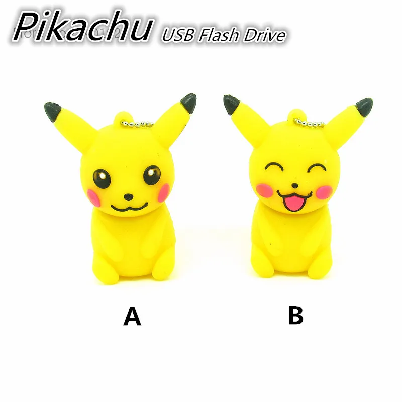 Симпатичный USB флеш накопитель классический мультфильм Пикачу/пикачо 4 ГБ/8 ГБ/16