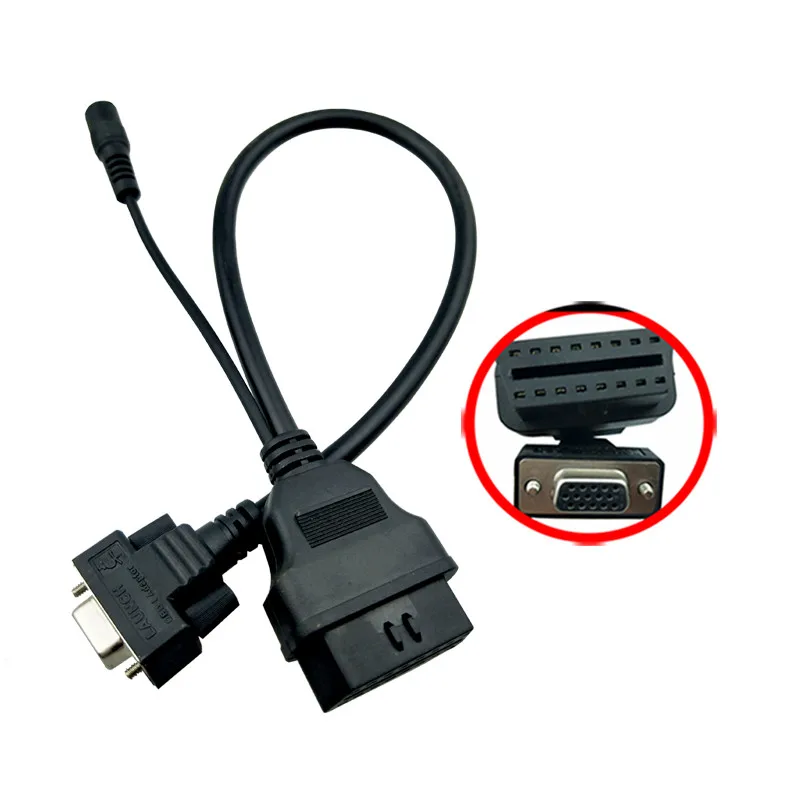 Оригинальный Соединительный Кабель адаптер OBD к 15pin для launch X431 PRO/PRO3S X431PRO PRO3 IV 3G PAD