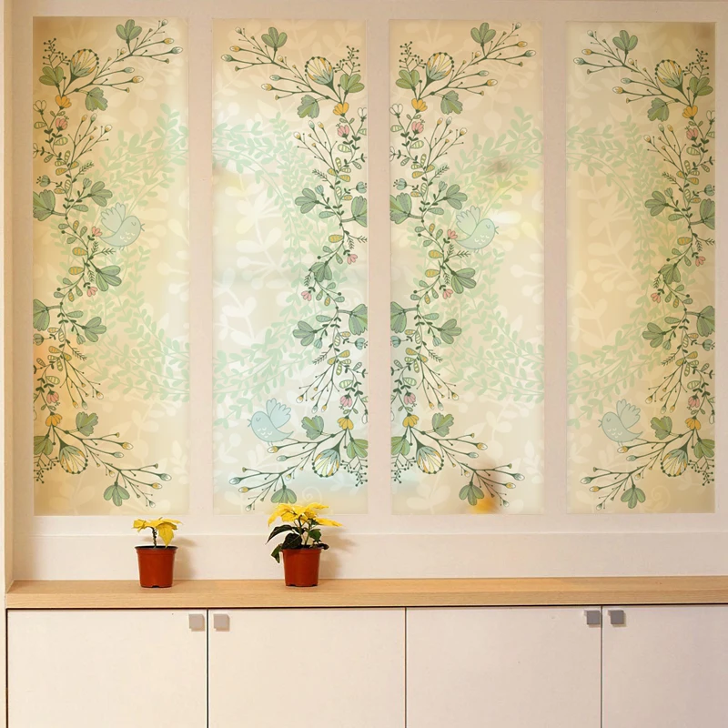 Бесплатная статическая липкая оконная пленка на заказ матовая непрозрачная