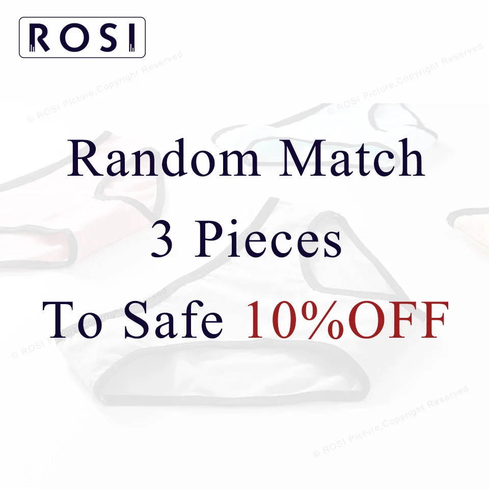 Random Match 3colors Хлопковые трусики для женщин, для девочек, сексуальные трусы, нижнее белье, женское нижнее белье, бикини узкие плавки, женские шорты, ondergoed vrouwen 3 pcsROSI - Цвет: Random Match 3colors