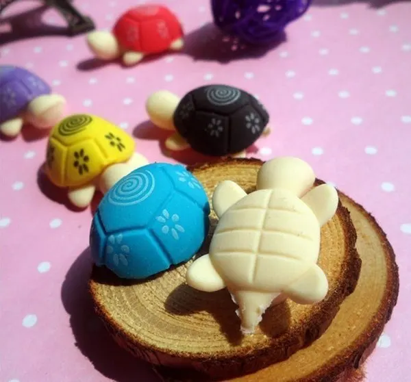 Материал школьный 2 шт. 1 пара женская милая черепаха набор разноцветные