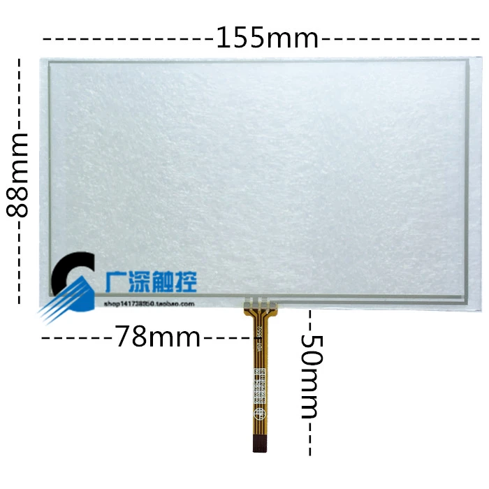 Новый 155*88 мм 155 * 88 4 резистивный 6 2 &quot6 дюйма сенсорный экран панель дигитайзер для