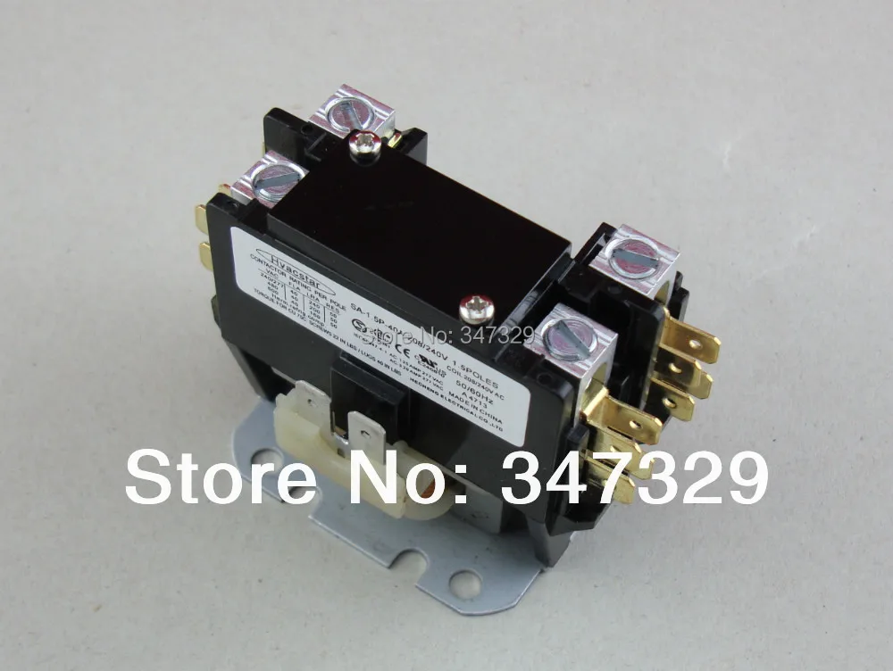 Hvacstar SA 1.5P 40A 240V 1 5 Pole 40FLA AC Coil контактор определенного назначения DP|definite purpose contactor|air