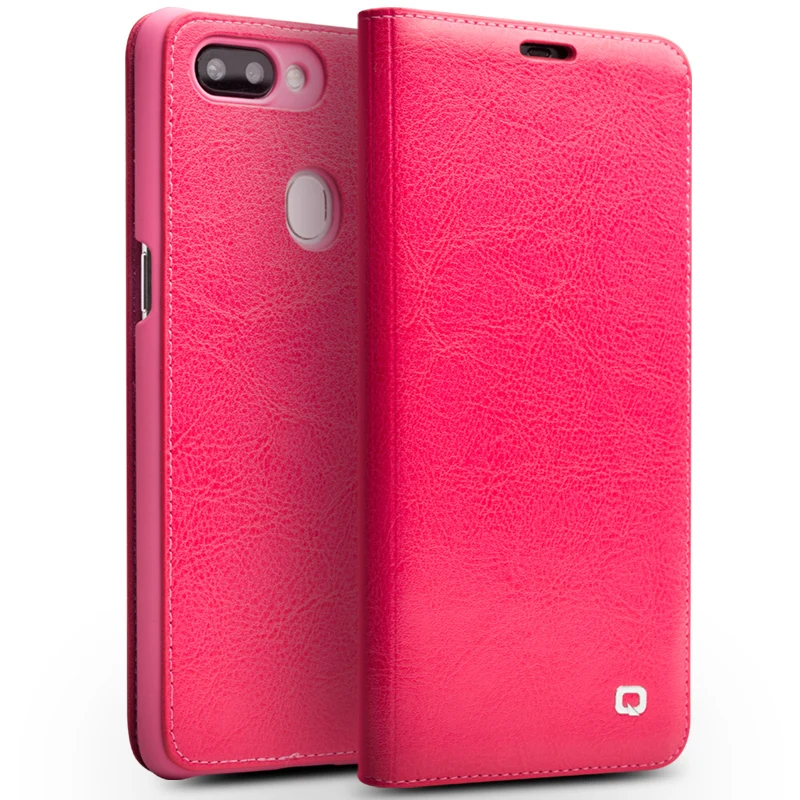Luxury Ultrathin Flip Genuine Leather Cover For OPPO R15 Fashion Business Handmade Wallet Card Slot Shell Case | Мобильные телефоны