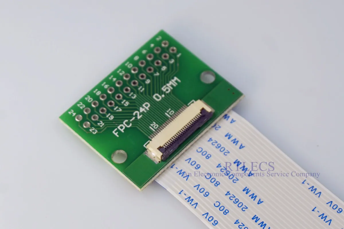 Кабель FFC FPC с 24 контактами Шаг 1 0 мм до 2 54 стандартный адаптер PCB 200 одинаковыми