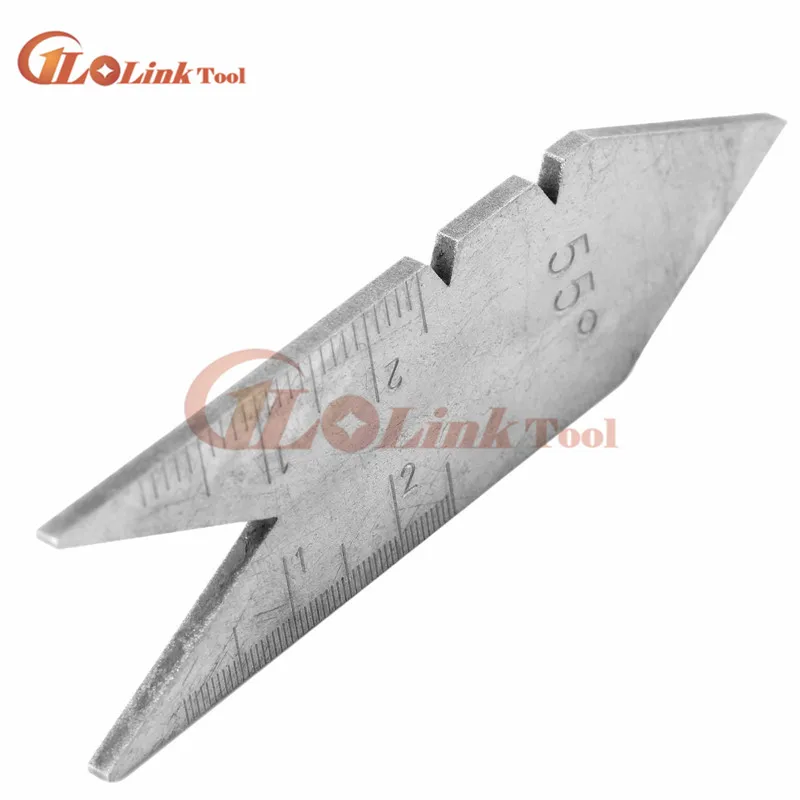 55/60 шаблон для измерения угла метрический винт шаг резьбы инструменты токарного