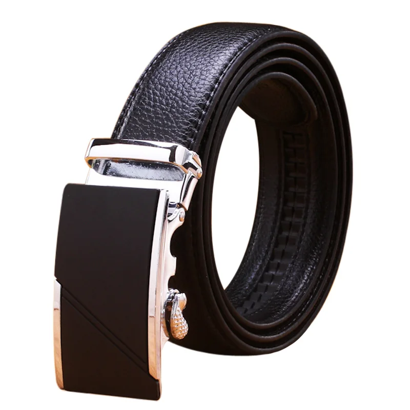Ремень Cody мужской кожаный дизайнерский пояс из стали с автоматической пряжкой