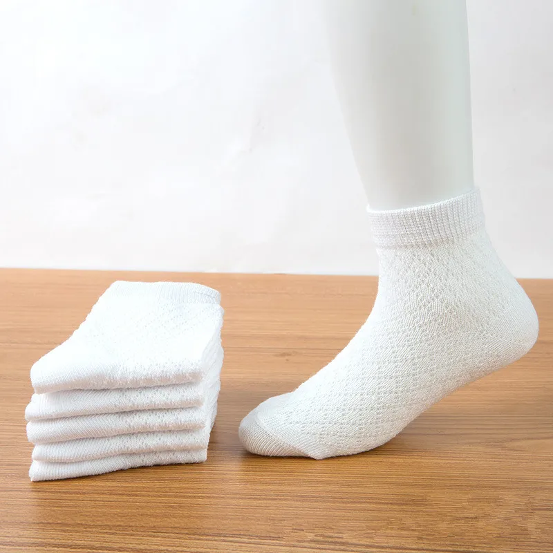 Детские носки сезон весна лето тонкие сетчатые дышащие хлопковые недорогие