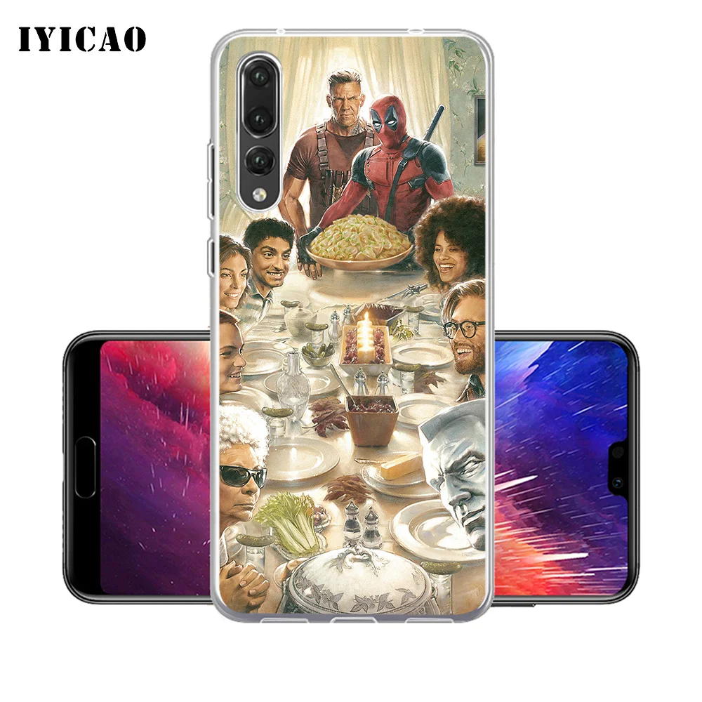 IYICAO DEADPOOL 2 мягкий силиконовый чехол для телефона Huawei P30 P20 Pro P10 P9 P8 Lite P Smart TPU