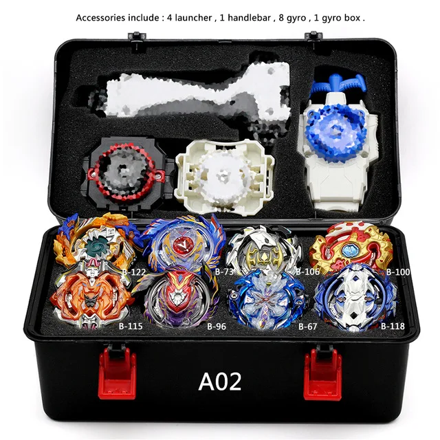 BeyBlade Burst B 128 Drain Launcher Fusion burst giroscopio Attack Pack bey blade игрушки для детей beyblade evolution|Волчки| |