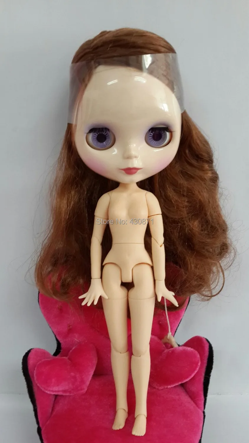 Коричневая кукла для волос с шарнирным телом Blyth | Игрушки и хобби