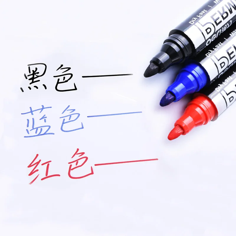 Высокая емкость черный Перманентный маркер на масляной основе для доски стекло