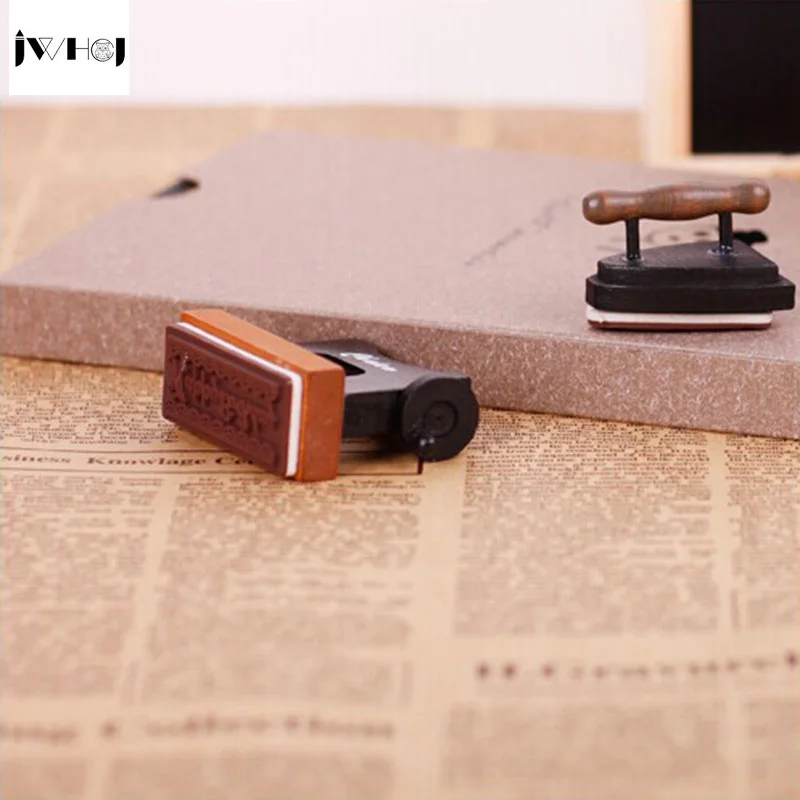 Винтажный штамп для швейной машины и железной формы деревянный с днем