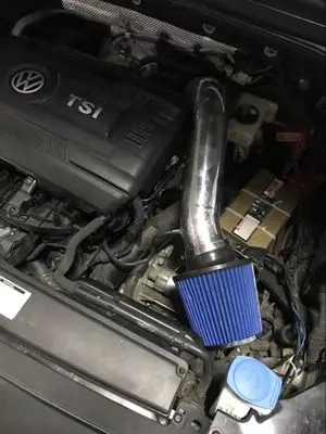 with simota filter Воздухозаборник PIPEAS комплект+ воздушный фильтр для Golf 7R Audi A3 S3 2,0 T Lamando 1,8 T, авто тюнинг - Цвет: with simota filter
